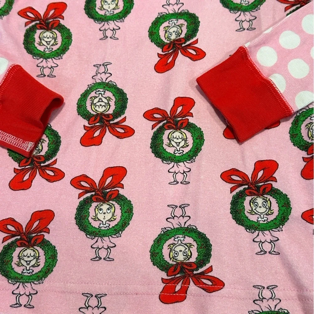 New Hanna Andersson Dr. Seuss Grinch Cindy Lou Who Girls 5 Pajama Set